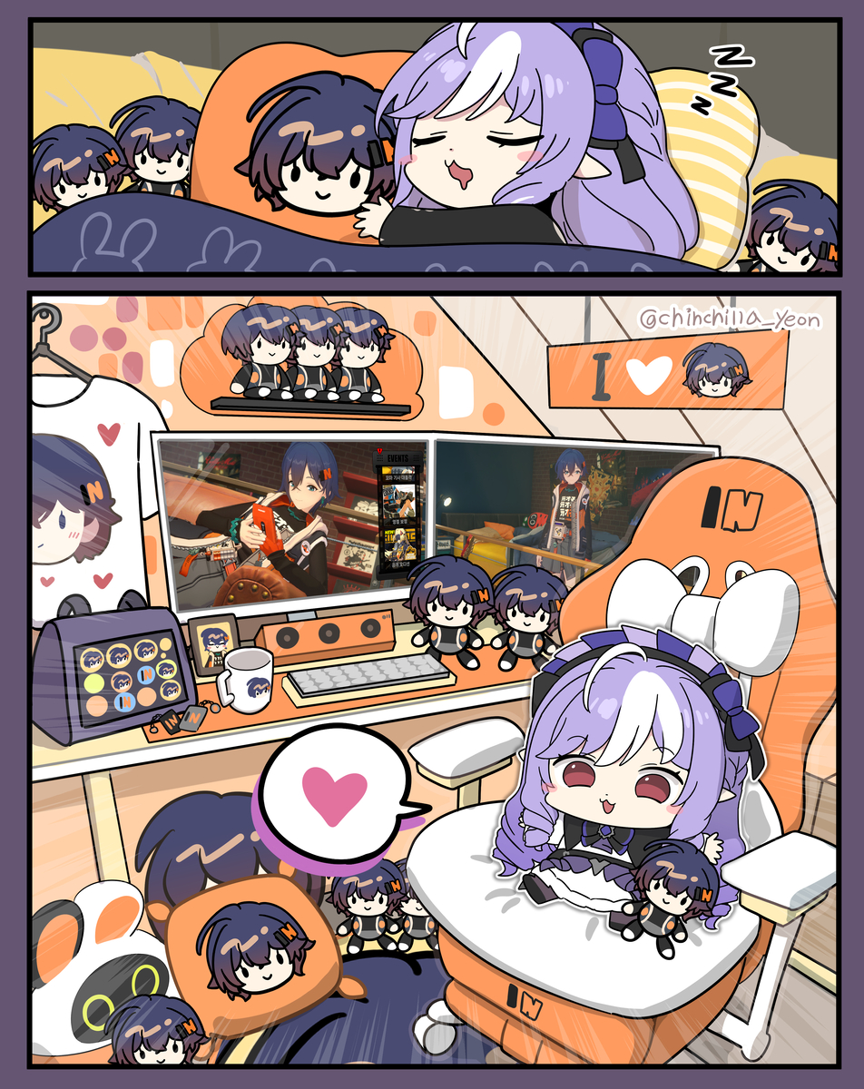 This is a pixiv picture whose title is 비비안 방!.