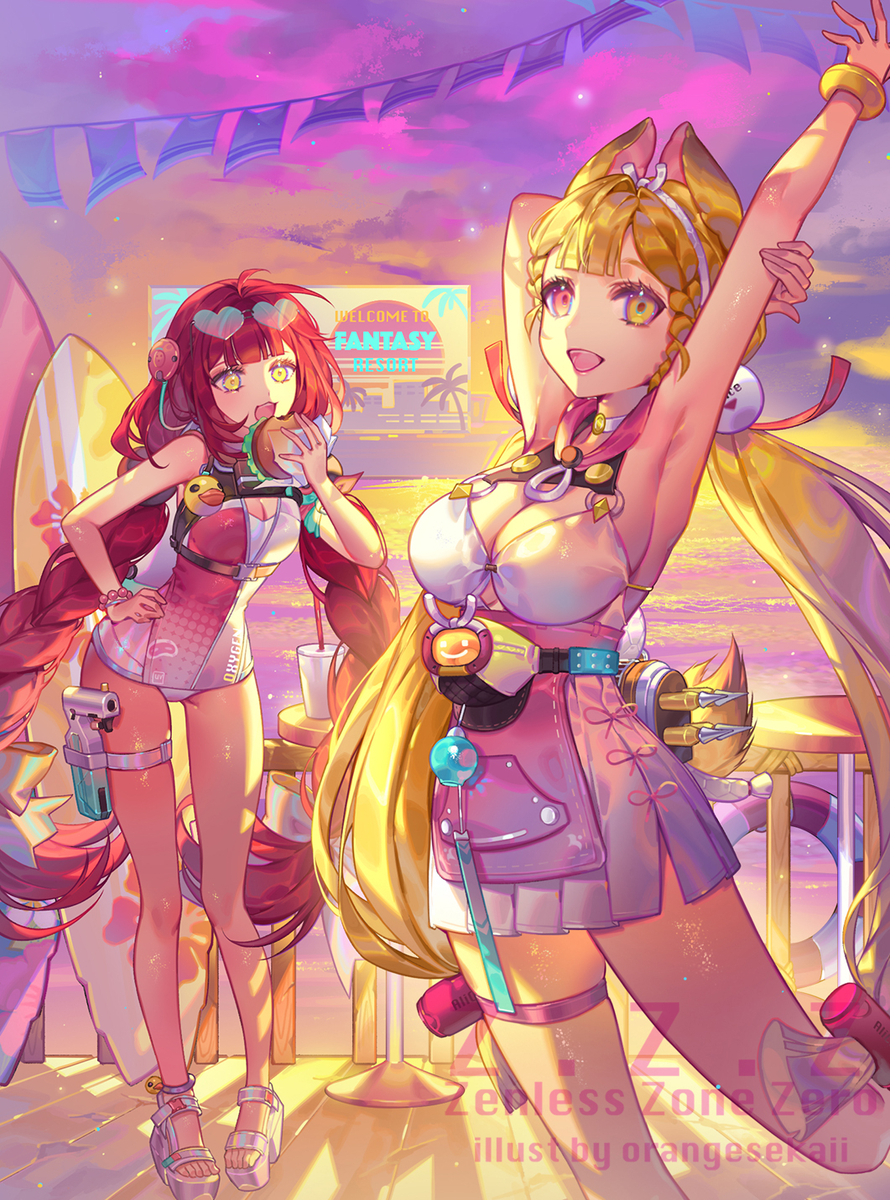 This is a pixiv picture whose title is Zenless Zone Zero.