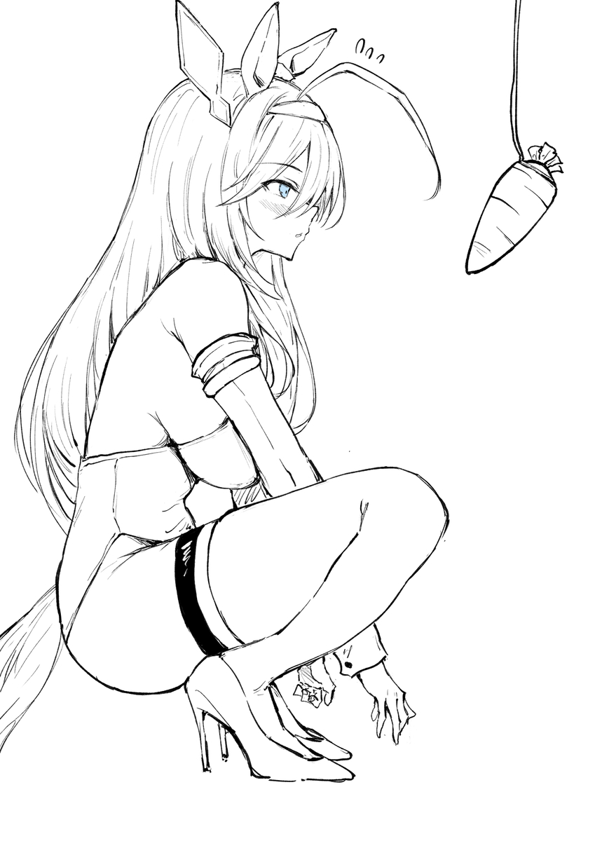 This is a pixiv picture whose title is Bunny Bourbon.