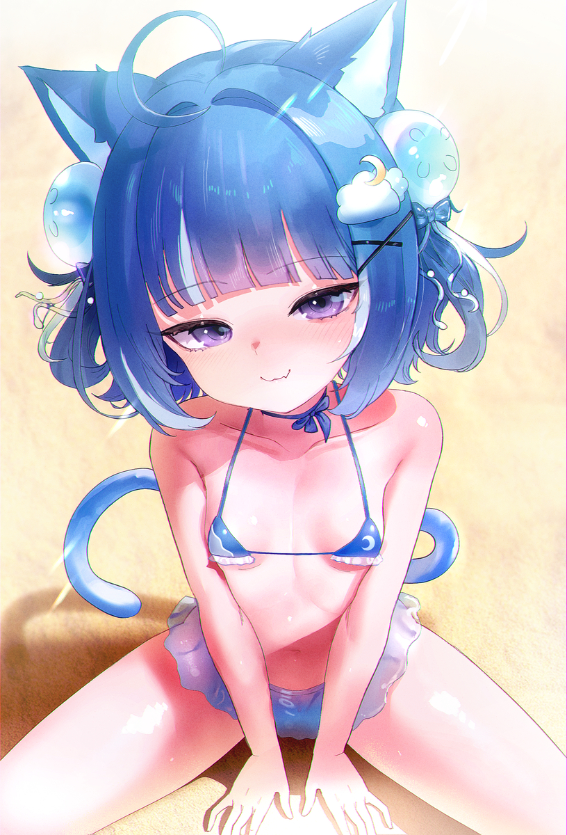 This is a pixiv picture whose title is ☁️.