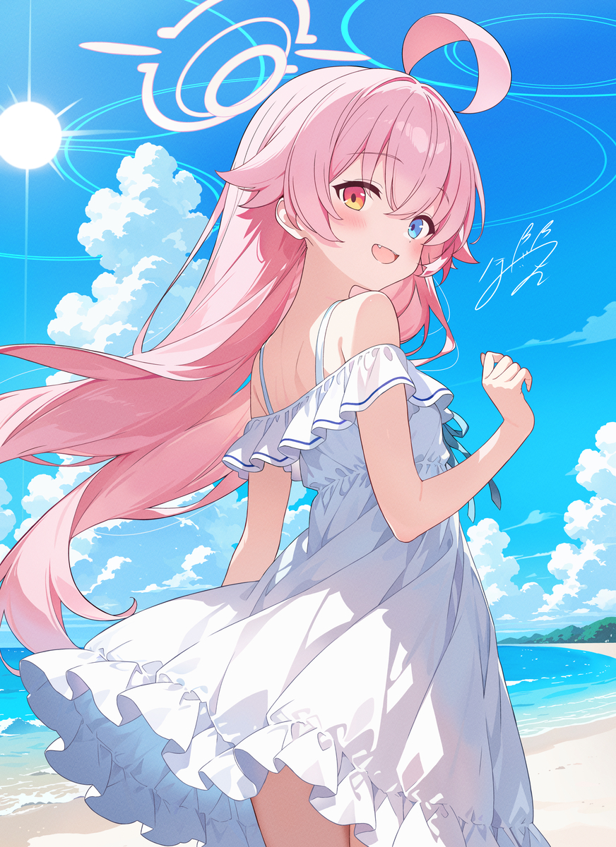 This is a pixiv picture whose title is ホシノ.