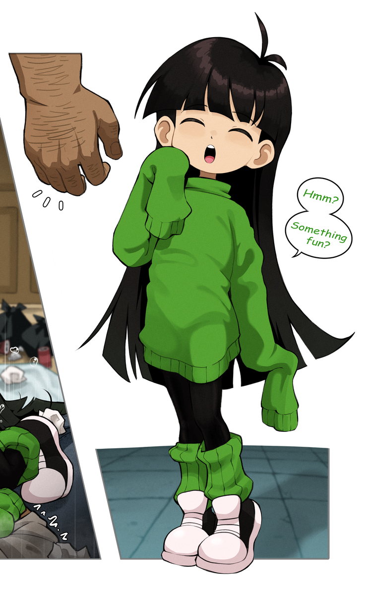 This is a pixiv picture whose title is KND - Numbuh3 bait.