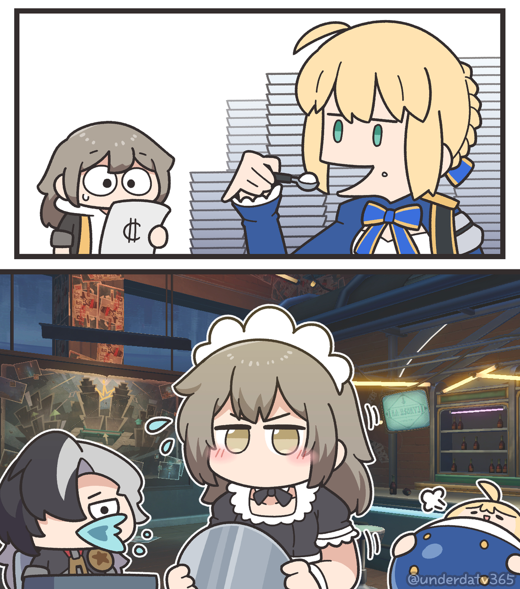 This is a pixiv picture whose title is 몸으로 때우는 척자.
