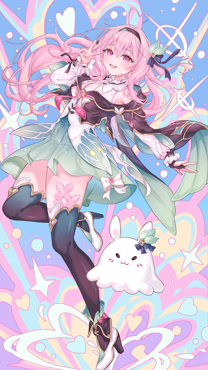 This is a pixiv picture whose title is 魔法少女Vtuber愛笑せいなちゃん(ホタルコスVer).