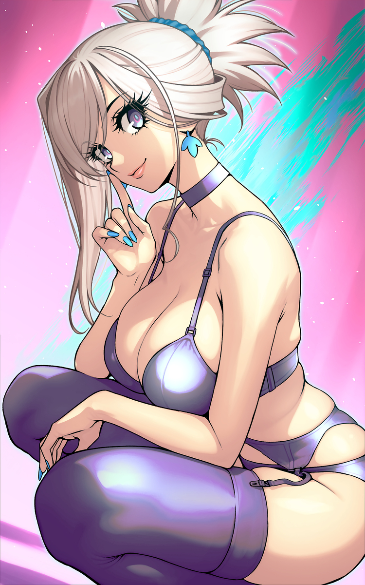 This is a pixiv picture whose title is 🟣💎.