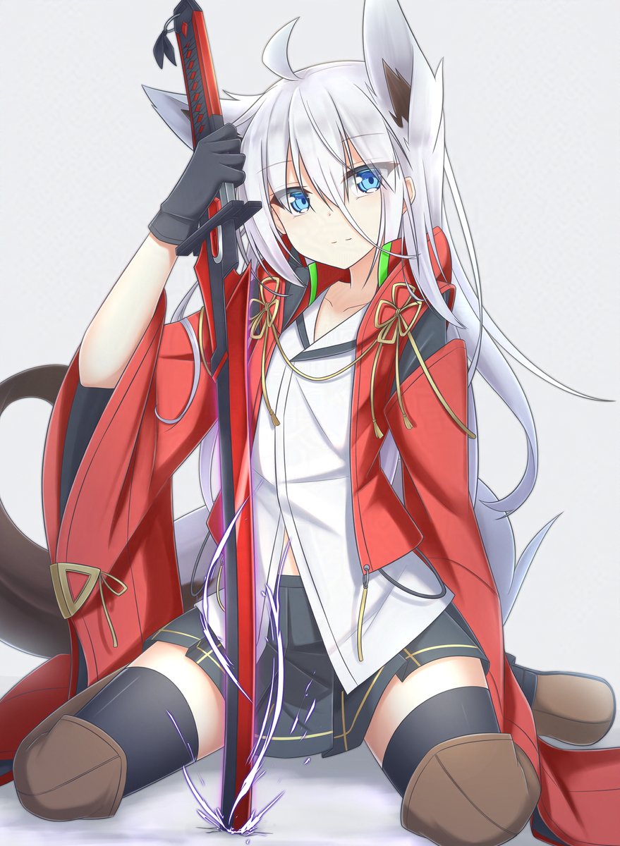 This is a pixiv picture whose title is ハクアちゃん.