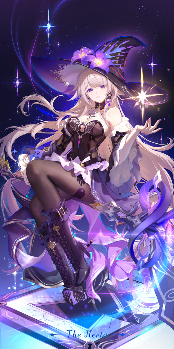 This is a pixiv picture whose title is The Herta.