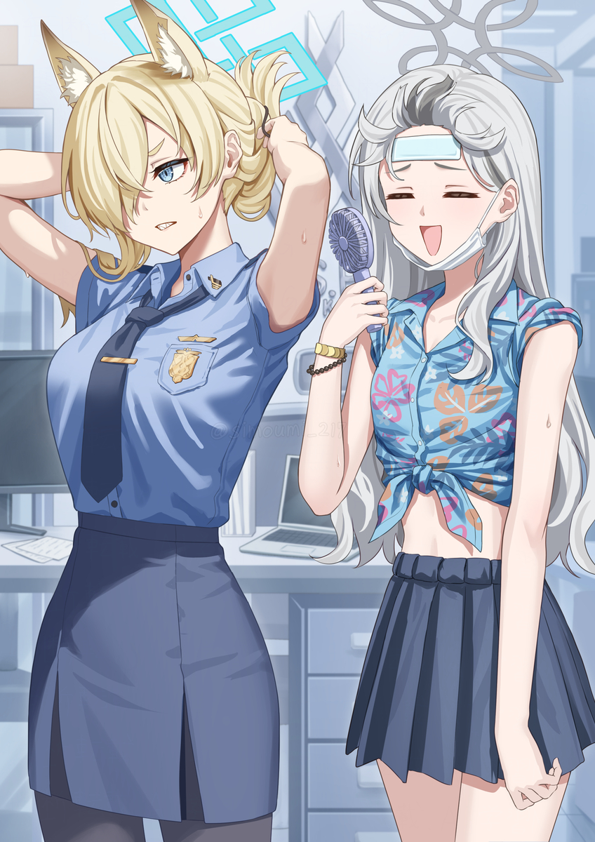 This is a pixiv picture whose title is クールビズ公安局.