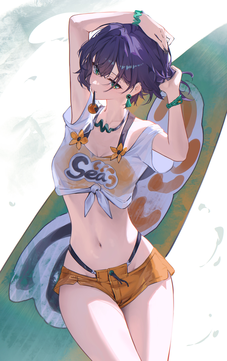 This is a pixiv picture whose title is 水着リンちゃん.