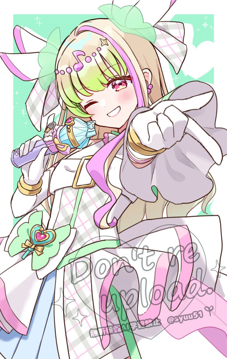 This is a pixiv picture whose title is キミとズッキュン.