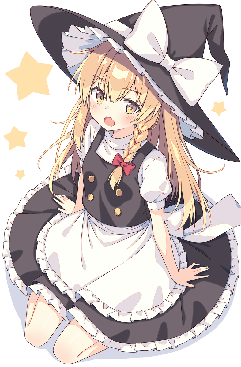 This is a pixiv picture whose title is 霧雨魔理沙.