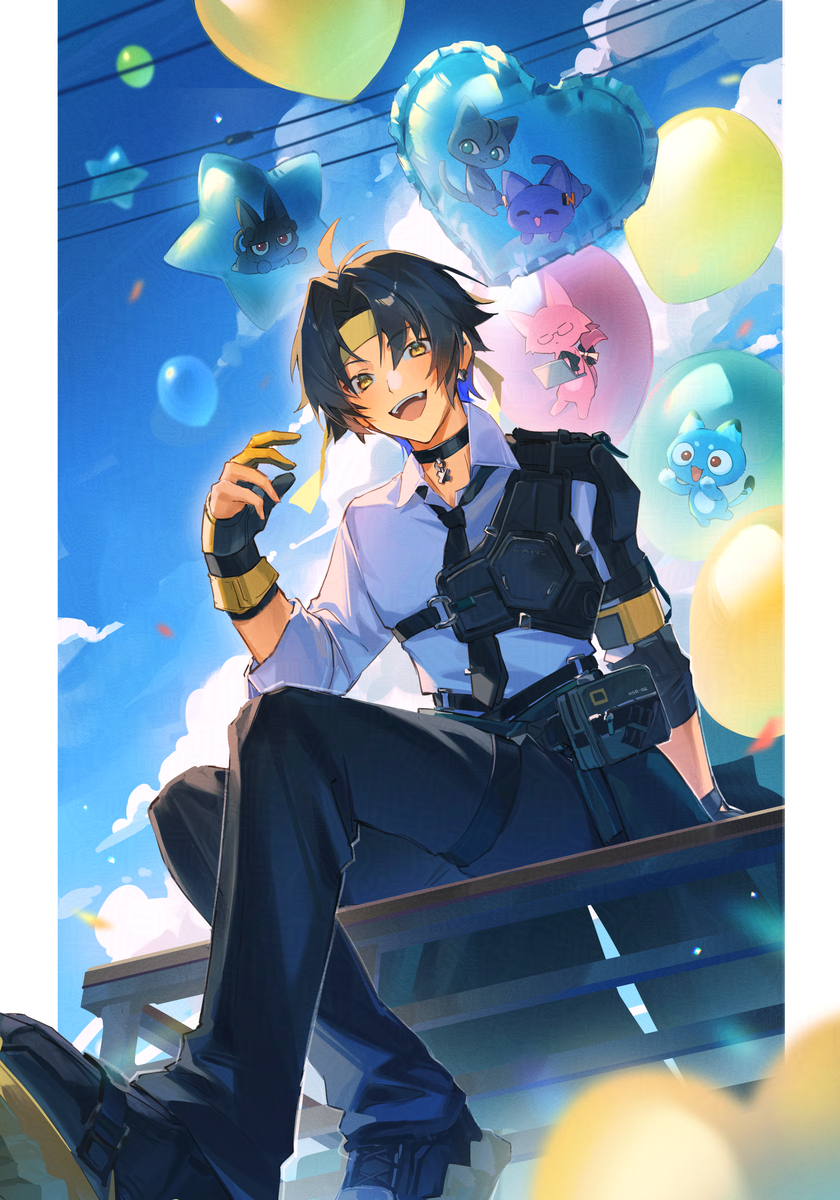 This is a pixiv picture whose title is 浅羽悠真生誕祭2025.