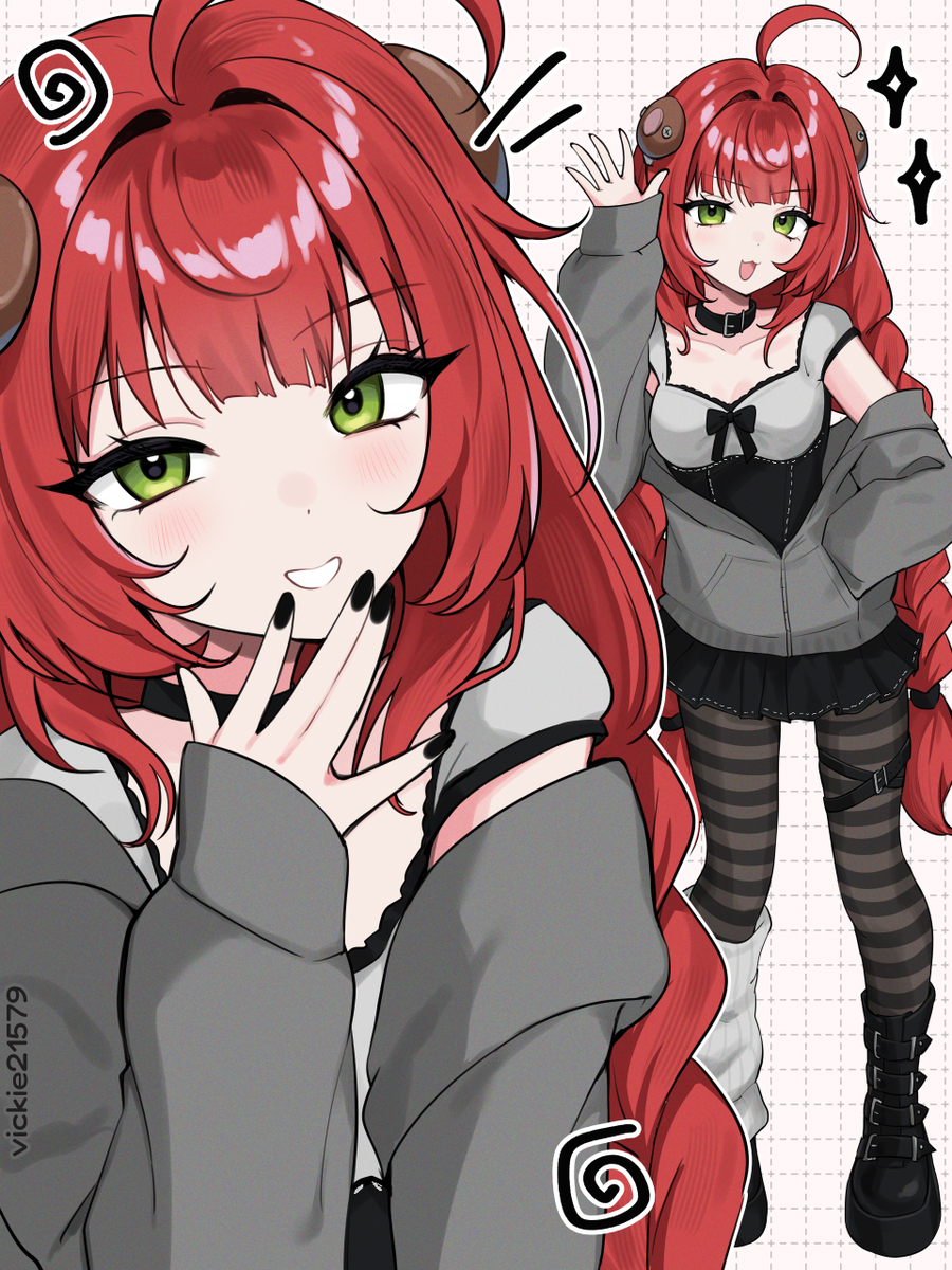 This is a pixiv picture whose title is 柚葉.
