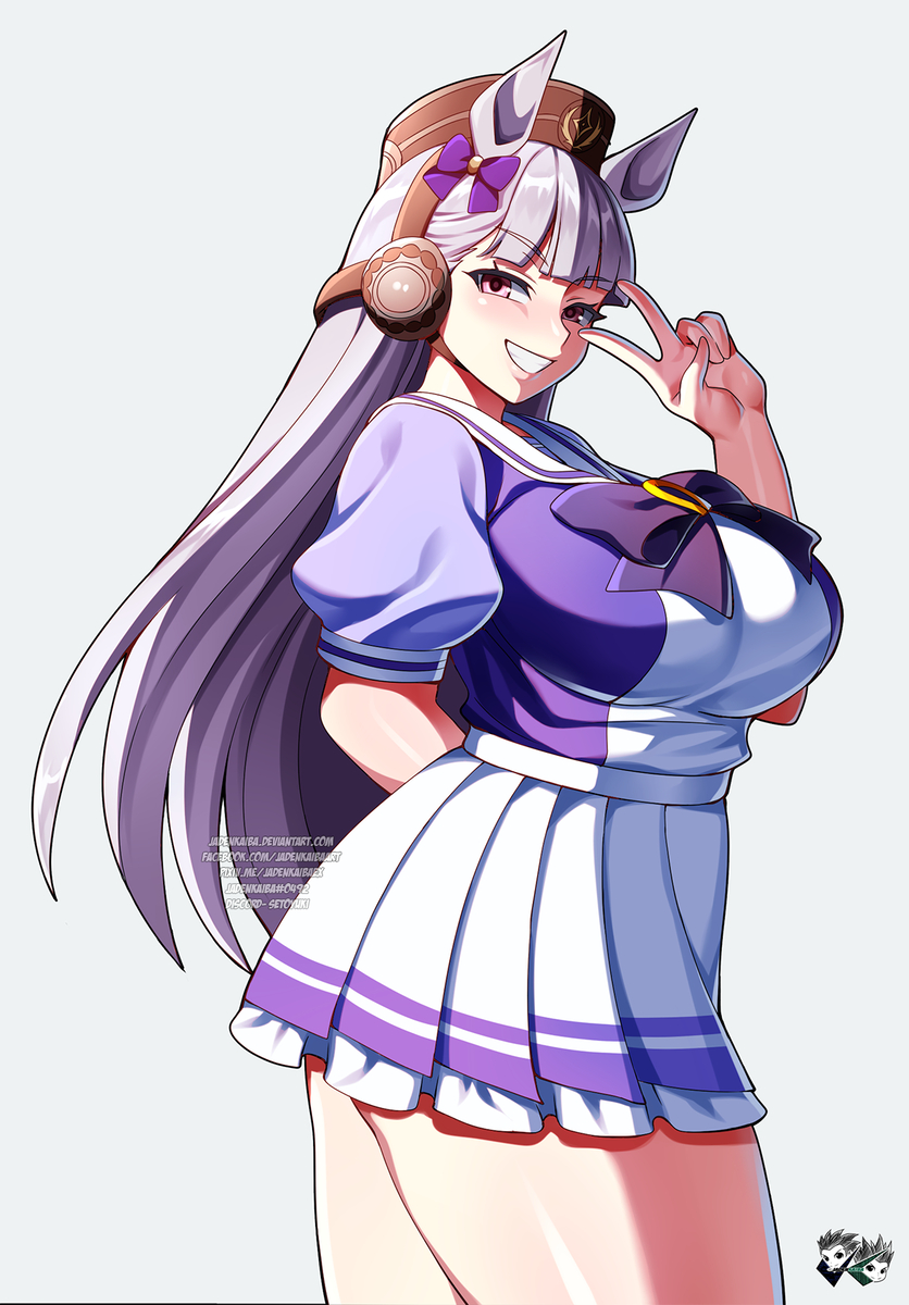 This is a pixiv picture whose title is ウマ娘 - ゴールドシップ.