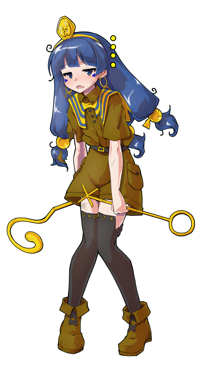 This is a pixiv picture whose title is やられ馴子立ち絵 表情差分.