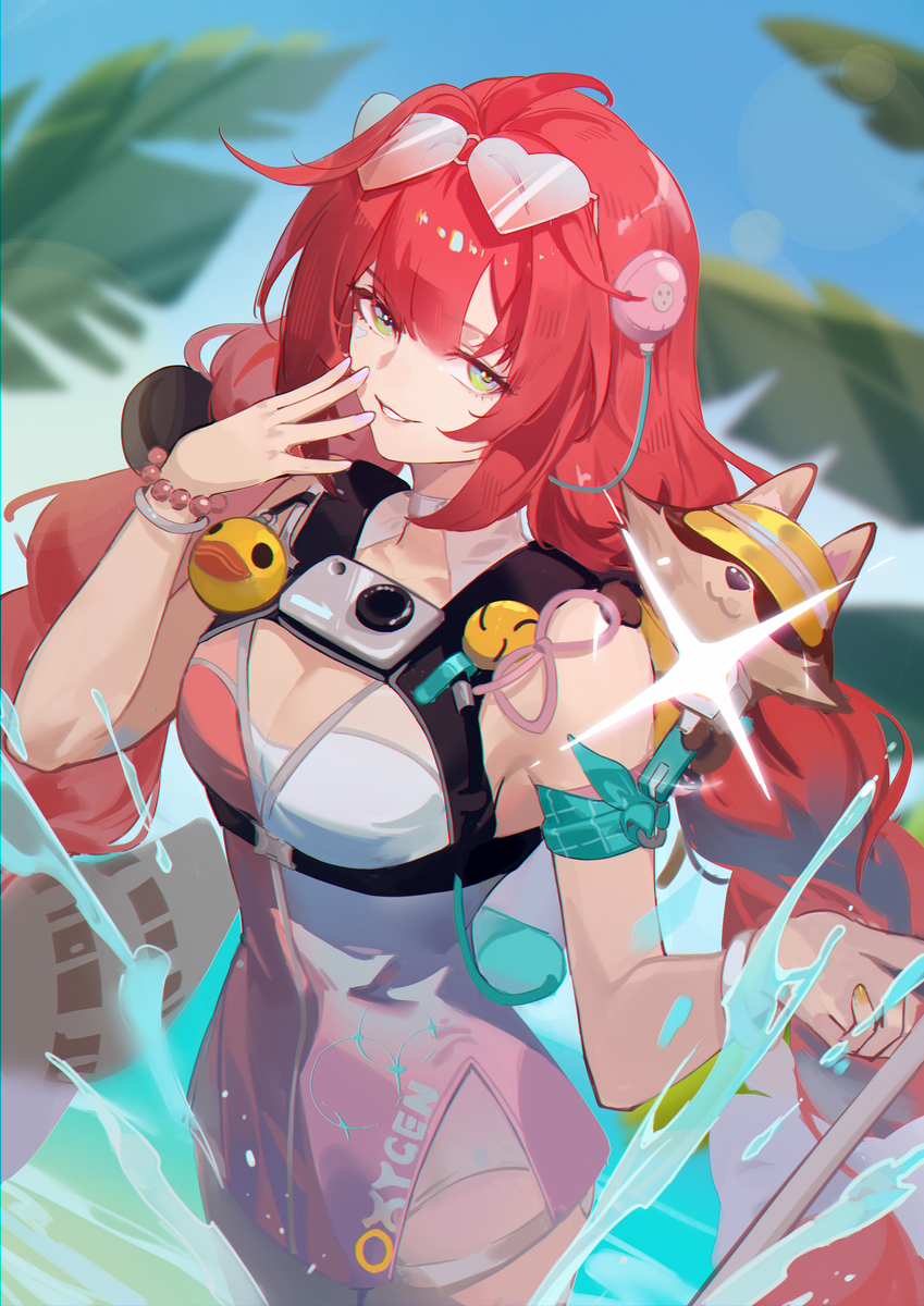 This is a pixiv picture whose title is 浮波柚叶.