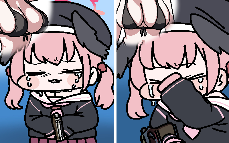 This is a pixiv picture whose title is エッチなのはダメ.... 死..刑......