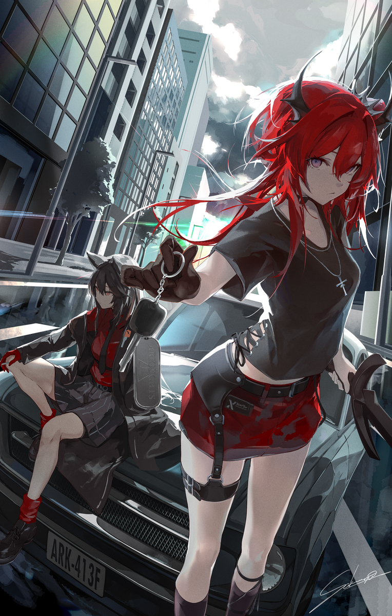 This is a pixiv picture whose title is 雨後.