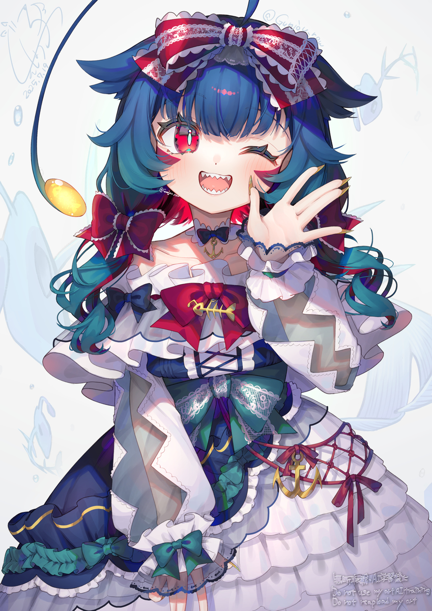 This is a pixiv picture whose title is またね.