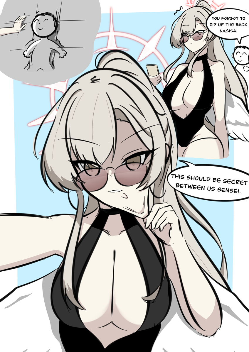 This is a pixiv picture whose title is Nagisa secret.