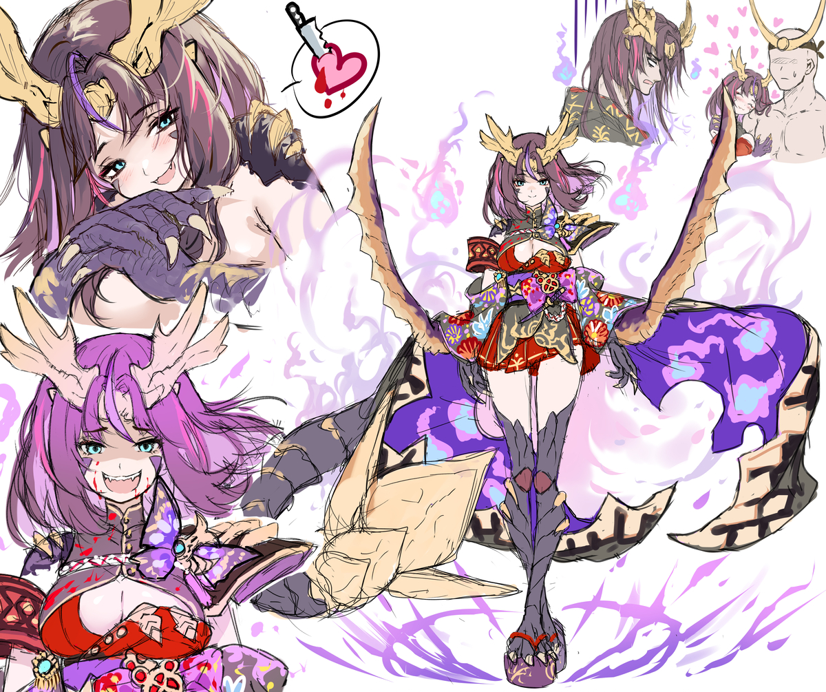 This is a pixiv picture whose title is magamaga.
