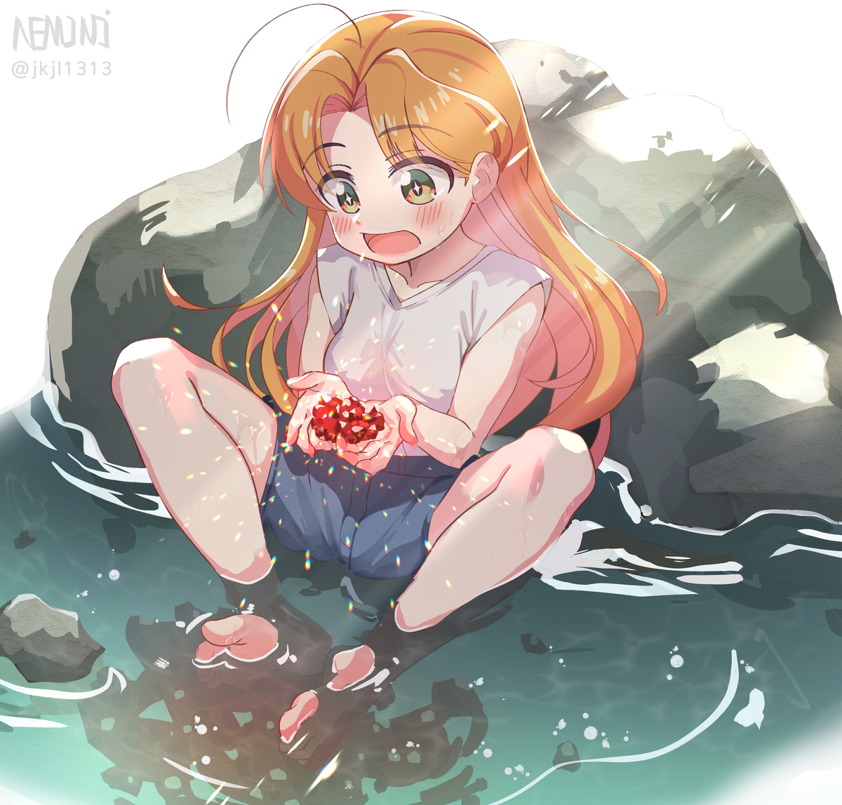 This is a pixiv picture whose title is Ruri.