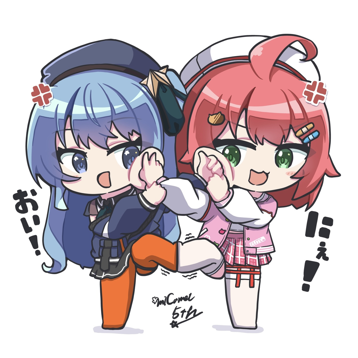 This is a pixiv picture whose title is ビジネス5周年おめでとう☄️🌸.