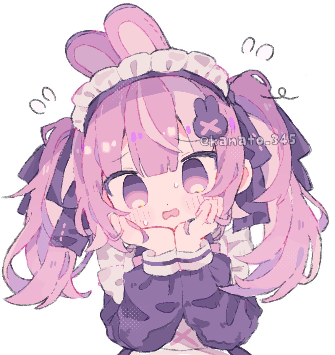 This is a pixiv picture whose title is あわわ🐰🫣.