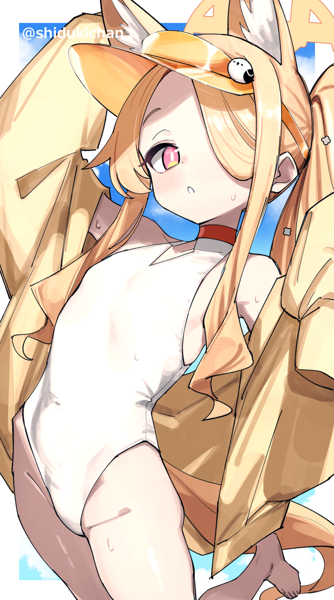 This is a pixiv picture whose title is 水着セクシーセイア.