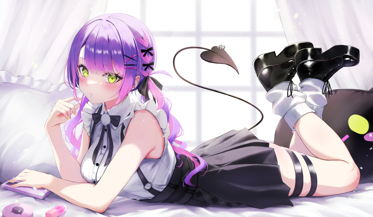 This is a pixiv picture whose title is 「…こっちきなよ」.