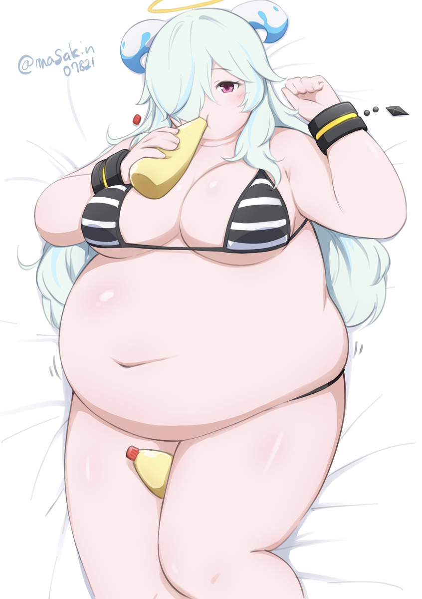 This is a pixiv picture whose title is ぽっちゃりダブリエル♡.