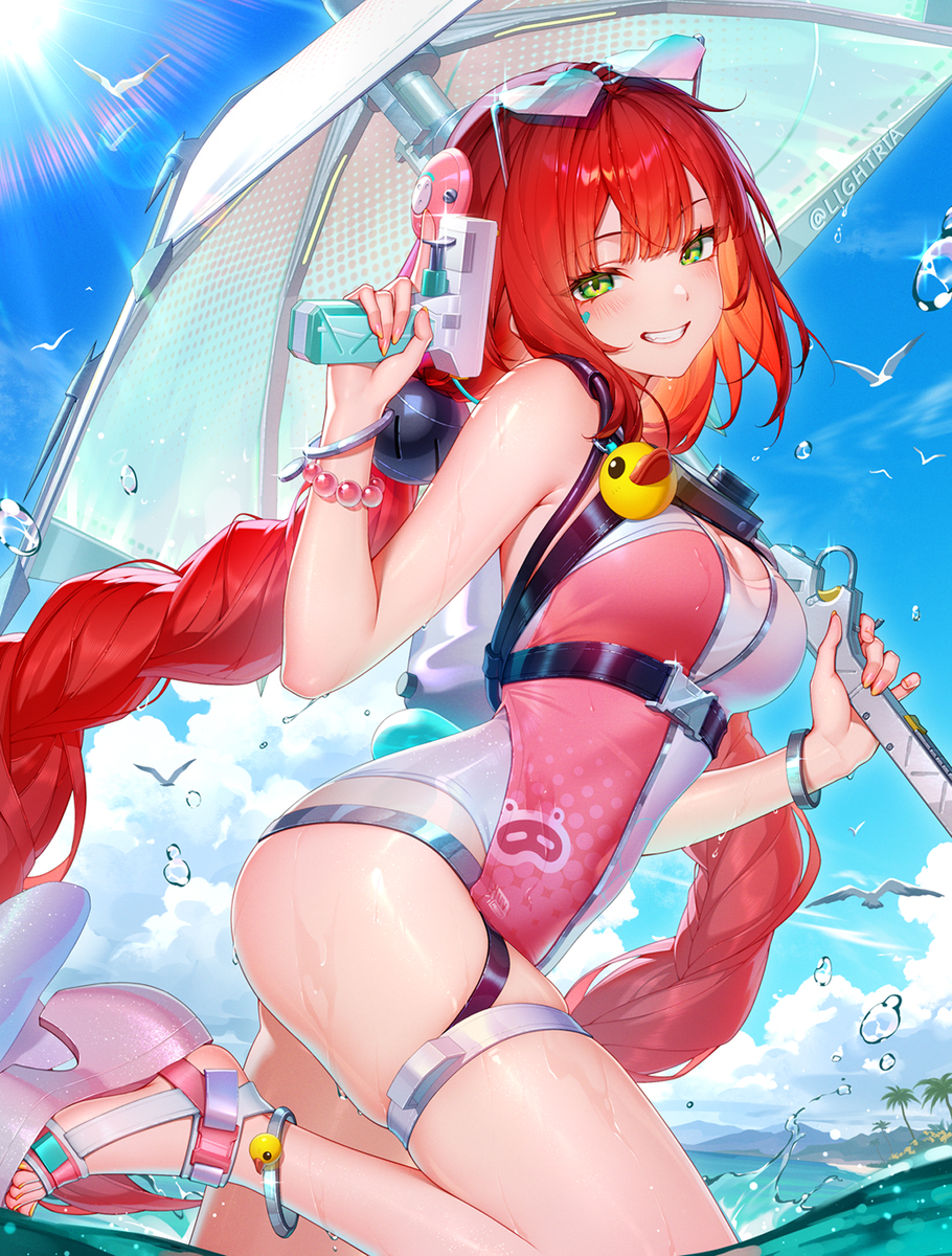 This is a pixiv picture whose title is 浮波柚葉🎨.