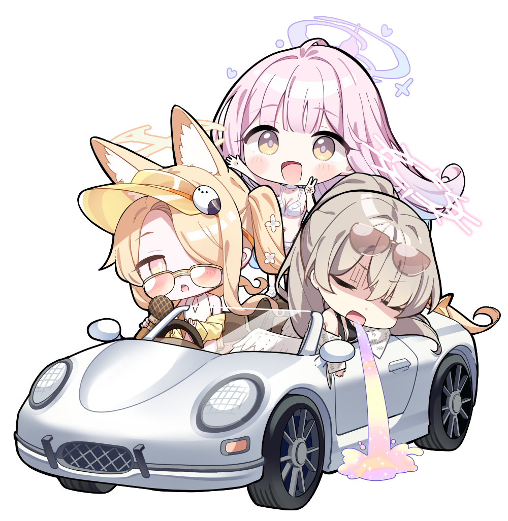 This is a pixiv picture whose title is 水着ティーパーティー.
