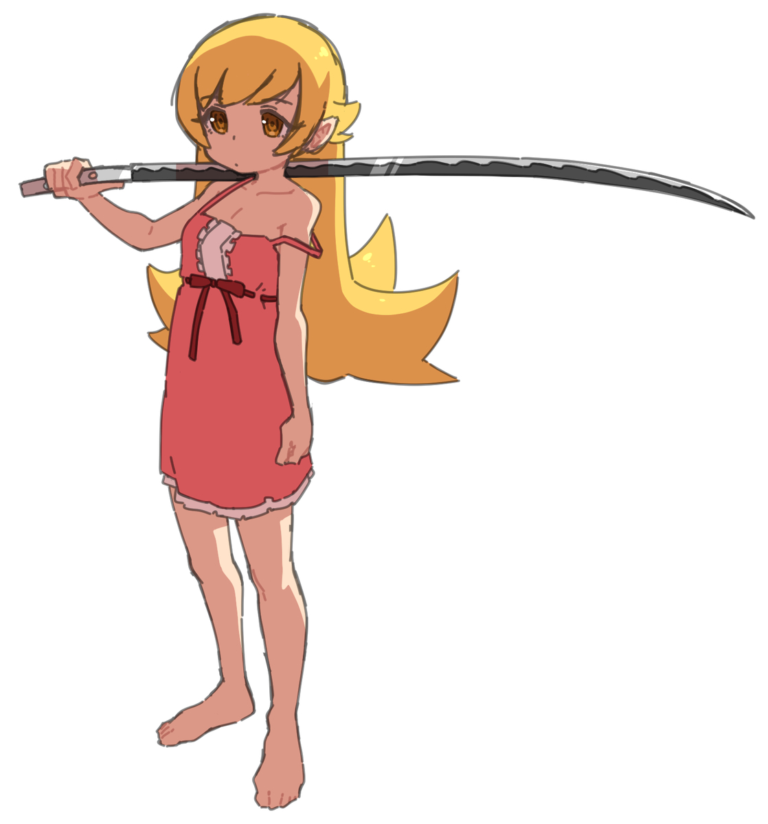 This is a pixiv picture whose title is Shinobu.