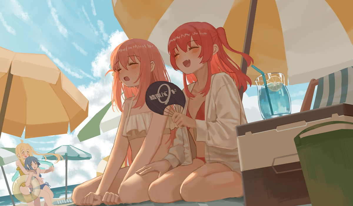 This is a pixiv picture whose title is 夏.