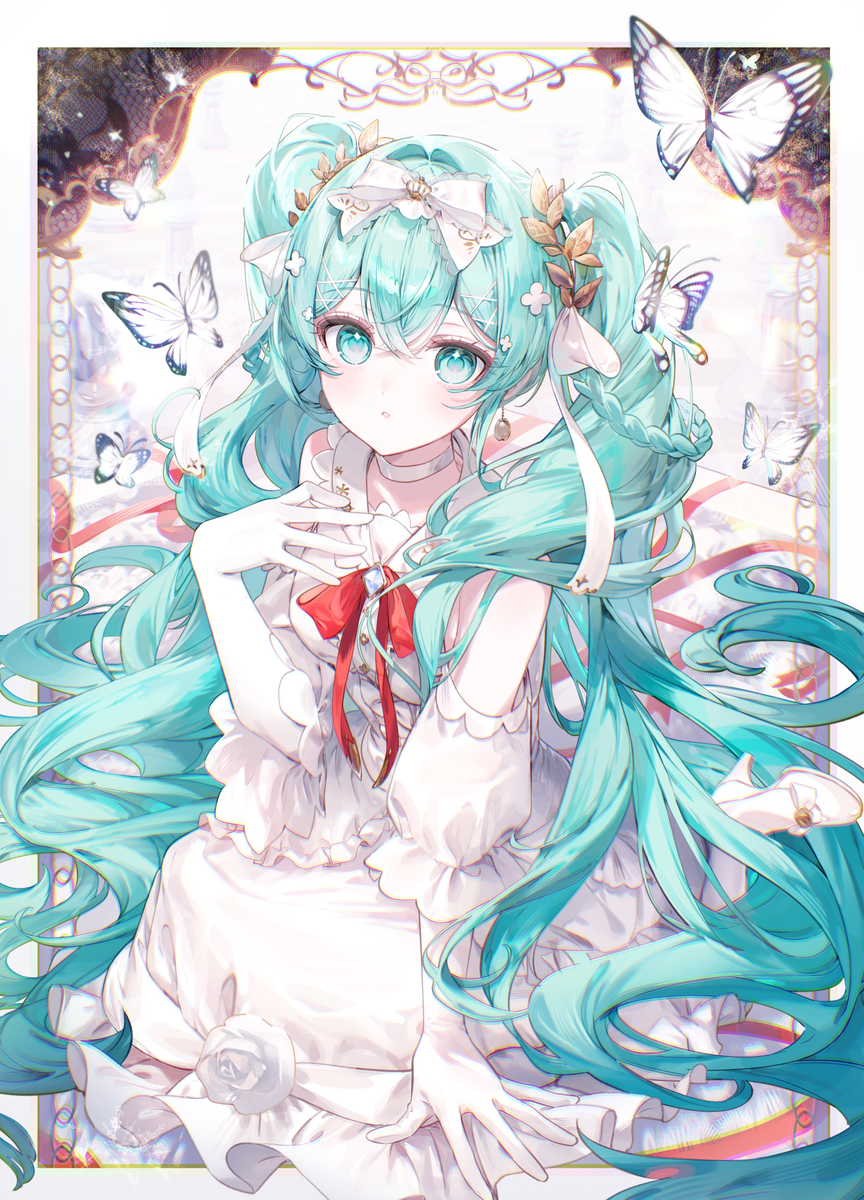 This is a pixiv picture whose title is 白い雪のプリンセスは.