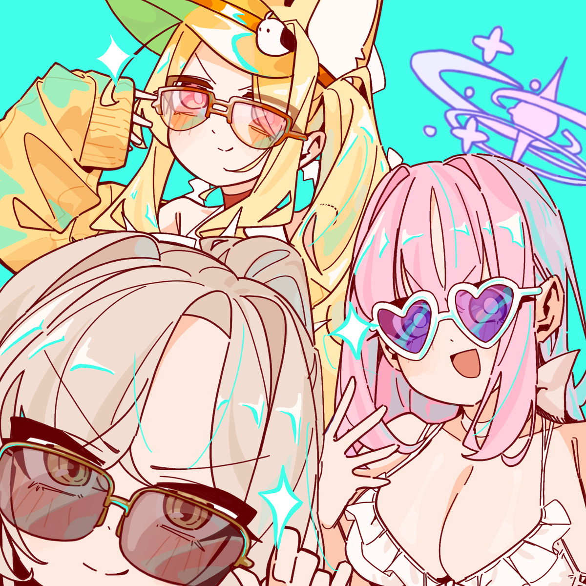 This is a pixiv picture whose title is tea PARTY.