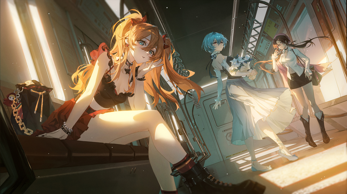 This is a pixiv picture whose title is 通往新世界的列车.
