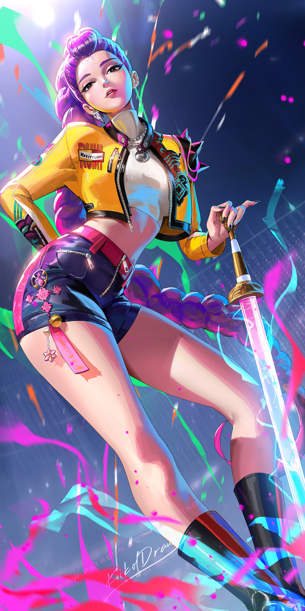 This is a pixiv picture whose title is Rumi.