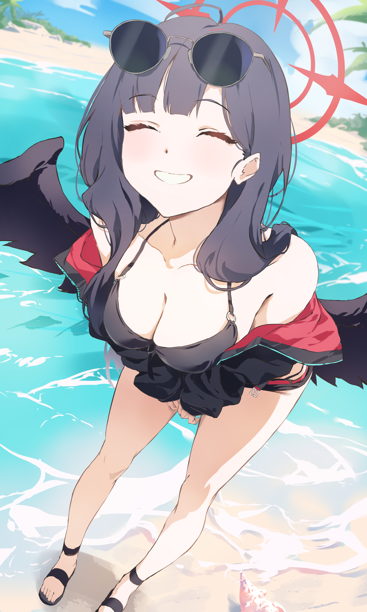 This is a pixiv picture whose title is イチカ水着.
