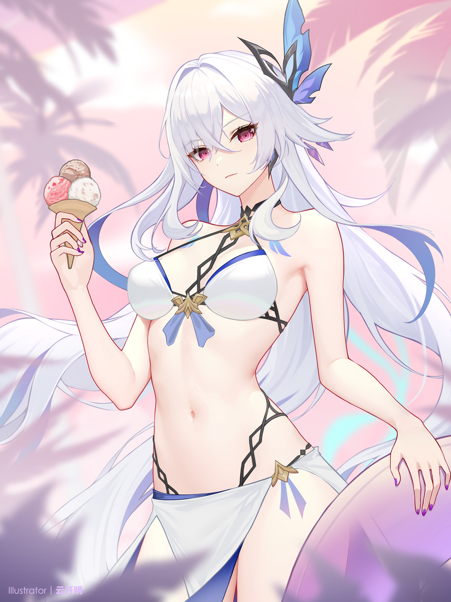 This is a pixiv picture whose title is 丝柯克泳装.
