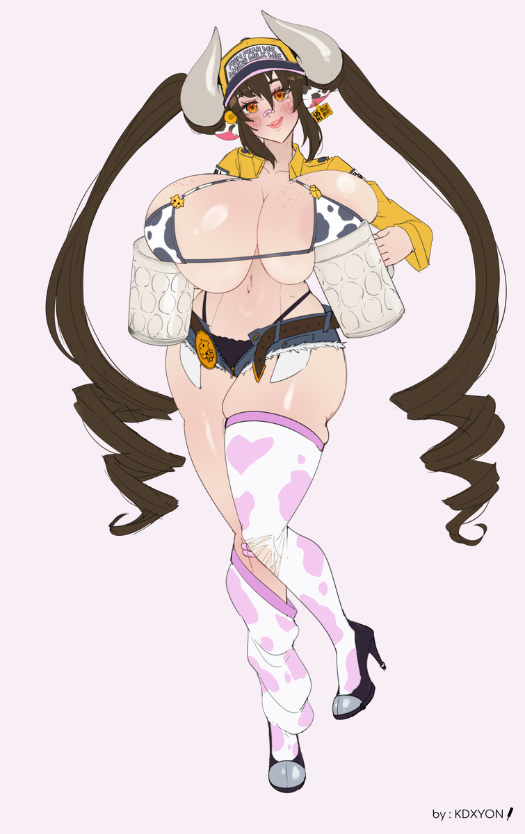 This is a pixiv picture whose title is Ember Ushi (commission).