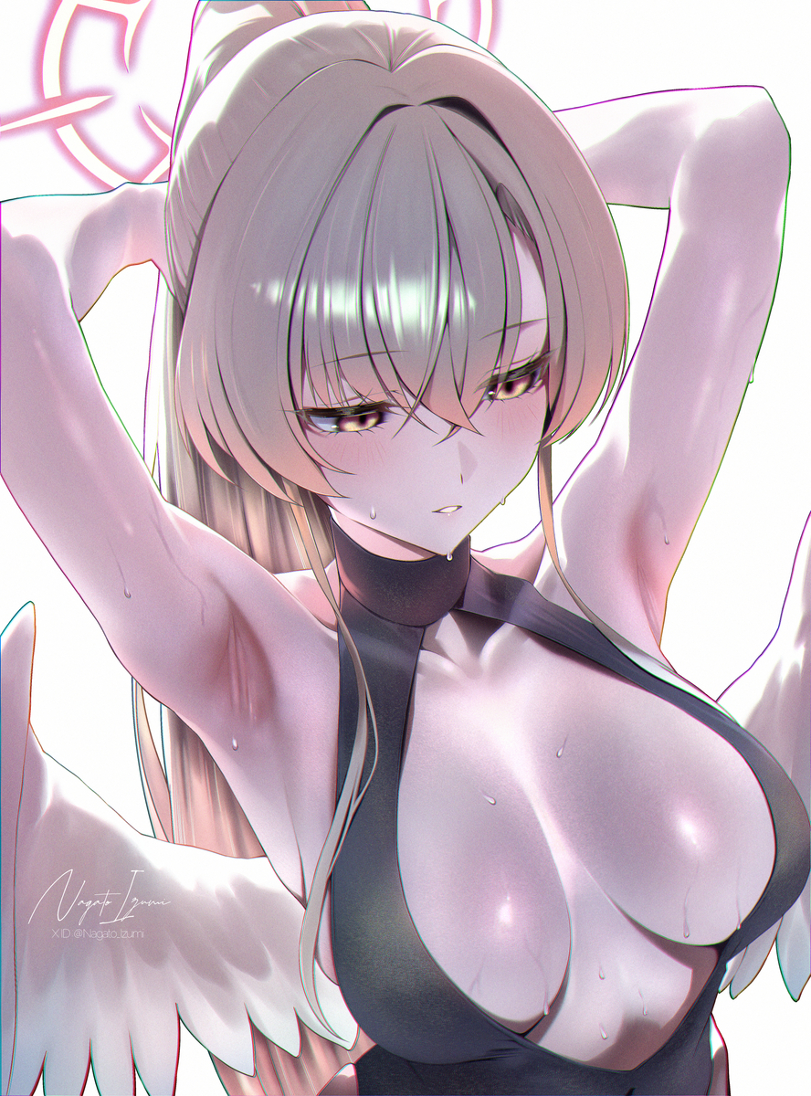 This is a pixiv picture whose title is 水着ナギサ.