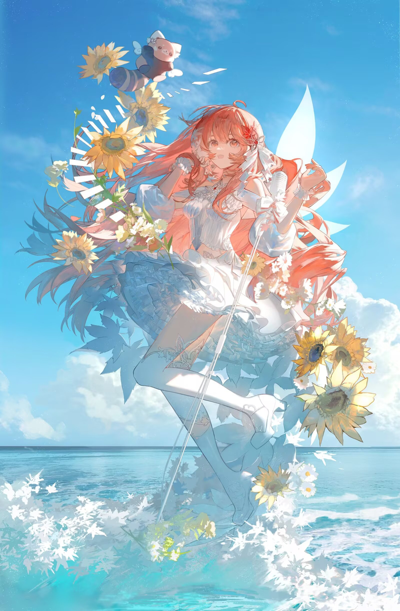 This is a pixiv picture whose title is commission.