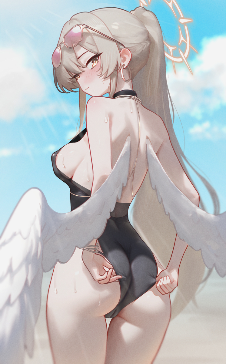 This is a pixiv picture whose title is ナギサ🍵.