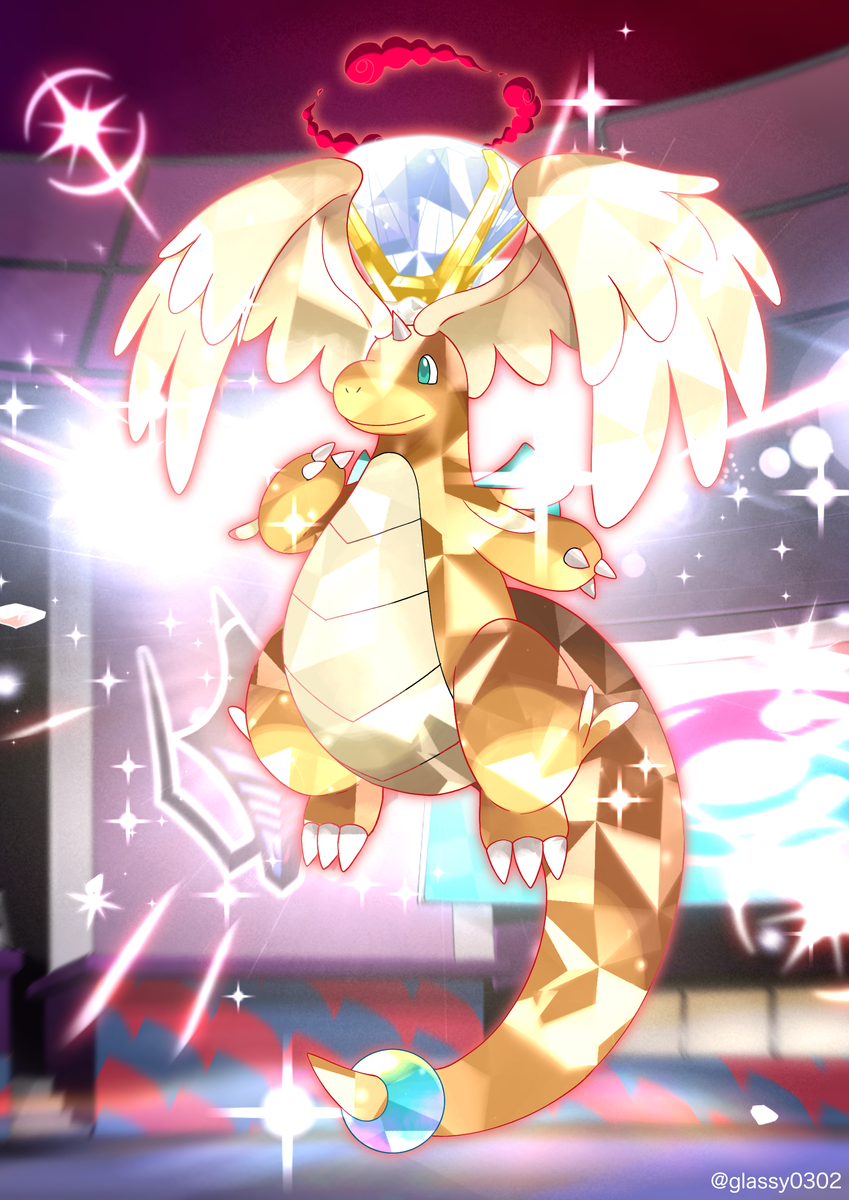 This is a pixiv picture whose title is クソ最強カイリュー.