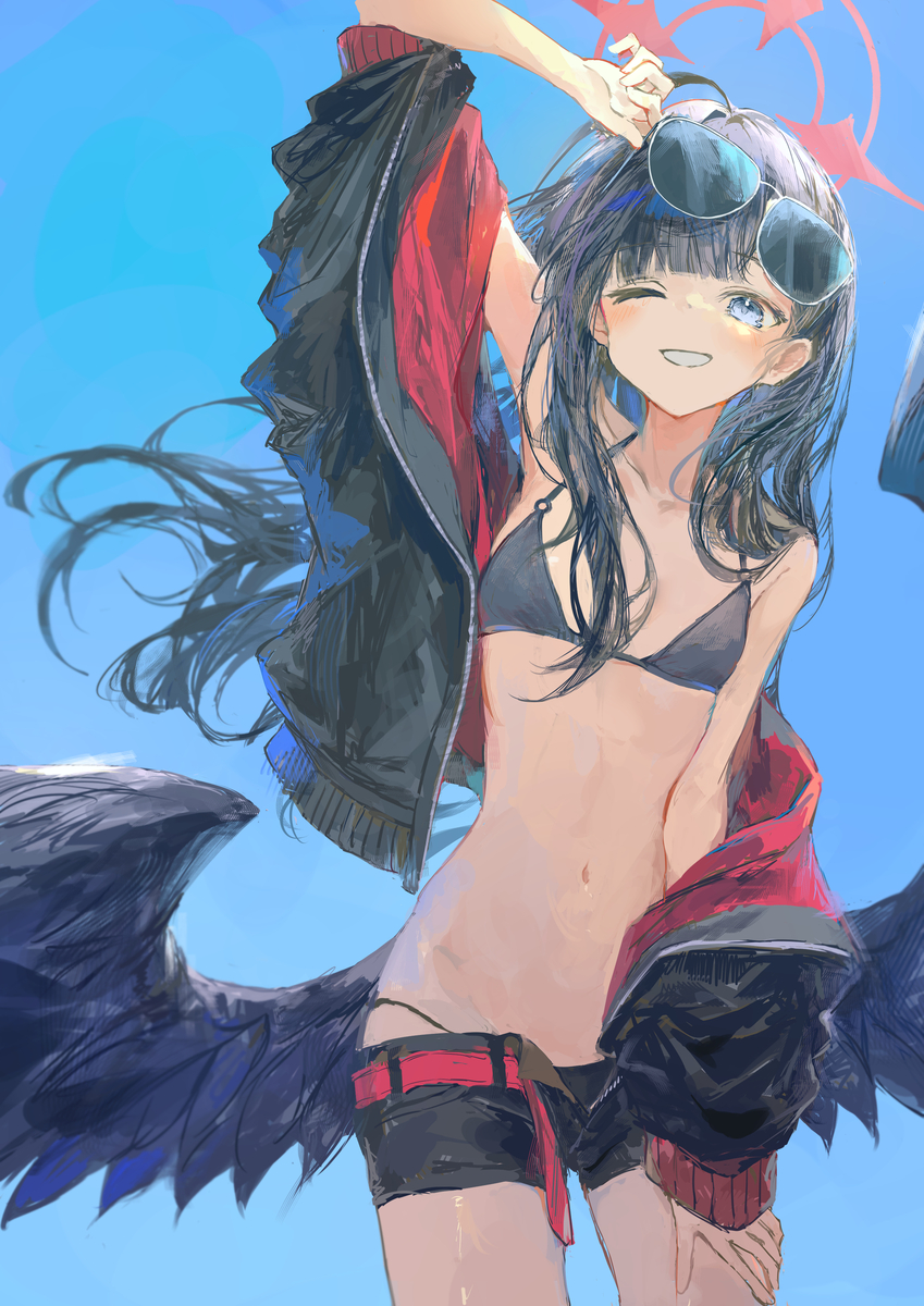 This is a pixiv picture whose title is 水着イチカ.