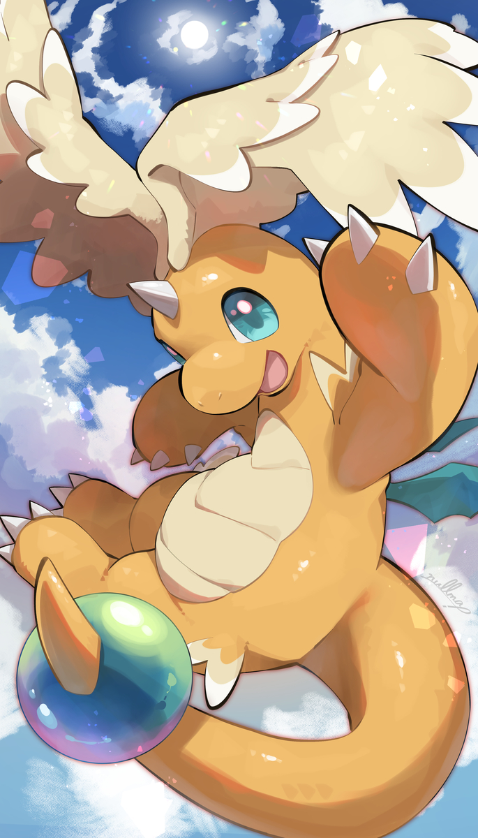 This is a pixiv picture whose title is メガカイリュー.