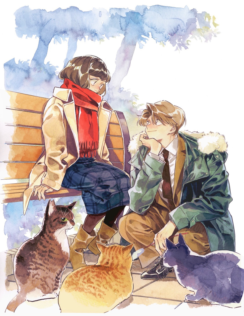 This is a pixiv picture whose title is 黒根さんはニャーと鳴かない 2巻.