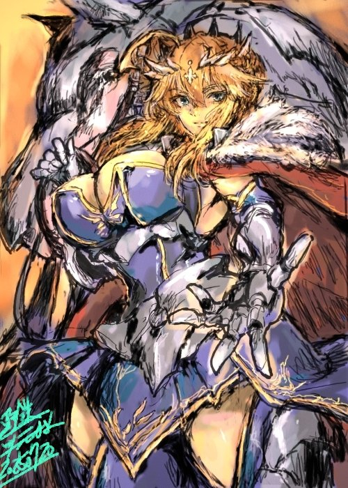 This is a pixiv picture whose title is MYグランドランサー・アルトリア.